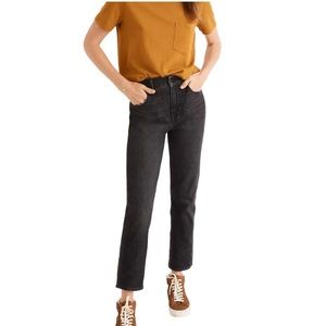 Madewell The Perfect Vintage High Rise Straight Leg Jean in Sumner Wash